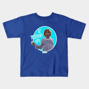 It twirled up! Kids T-Shirt